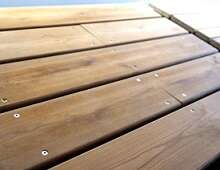 Image du produit TERRASSE Rainur&eacute;e Naos PIN A/B CL.4 Marron 26x145 - 4.80 m (4)