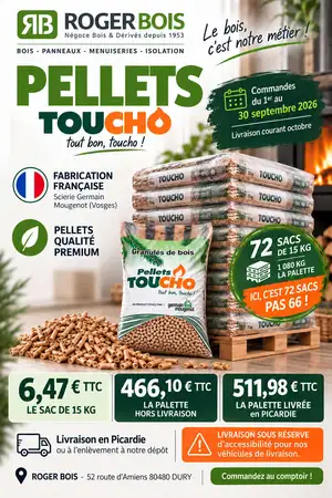 Oui, Roger Bois vend aussi des pellets !